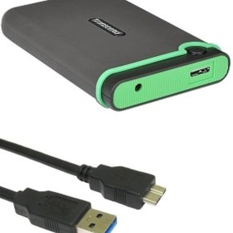 Transcend 2TB USB 3.1 Portable External Hard Drive 25M3 StoreJet